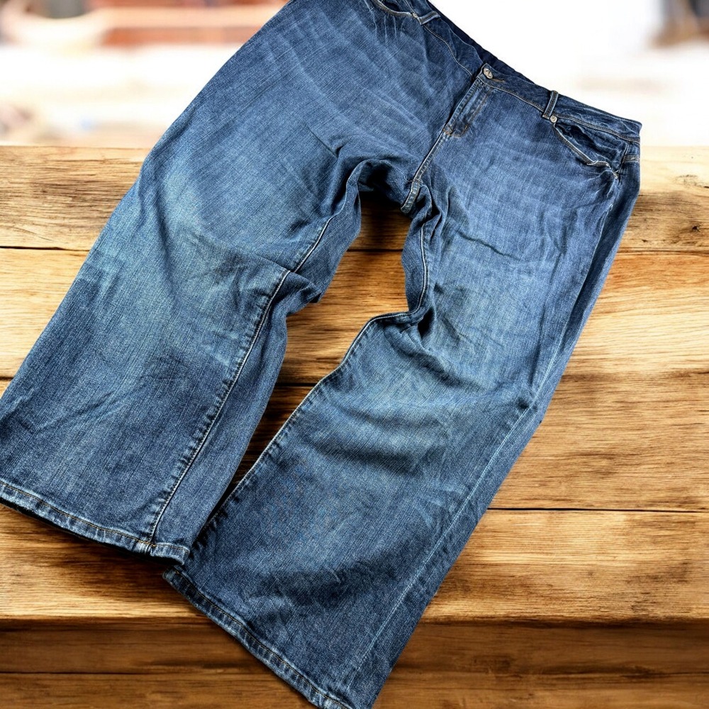 Seven 7 Limited Edition Jeans 28 Plus‎ Street Work Denim Wide Straight Western